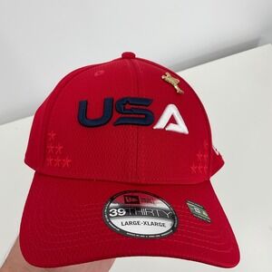 New Era USA Ryder Cup 2025 39THIRTY Large XLarge Red Golf Hat Cap